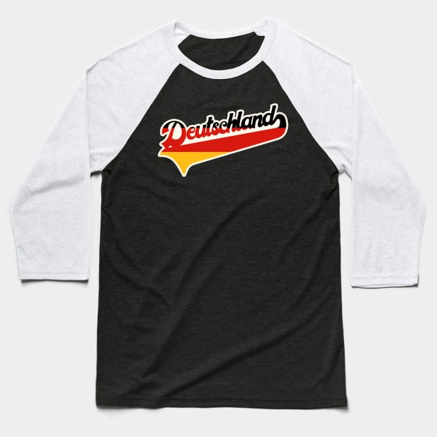 Deutschland Baseball T-Shirt by darklordpug